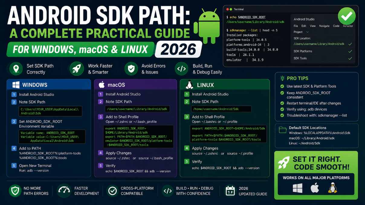 Android SDK path