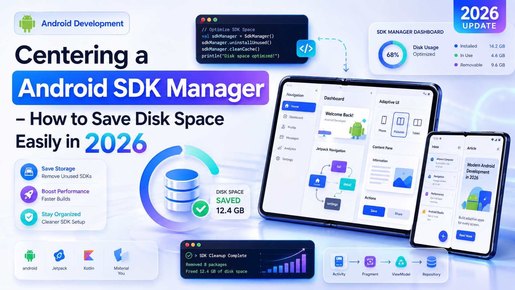 Android SDK Manager – How to Save Disk Space Easily in 2026